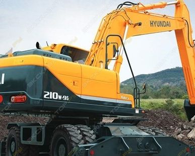 фото Аренда колесного экскаватора Hyundai R210W-9S, Норильск