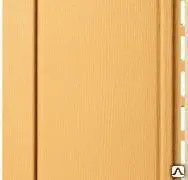 фото Виниловый сайдинг Альта-Профиль "Quadrohouse" цвет Золотистый