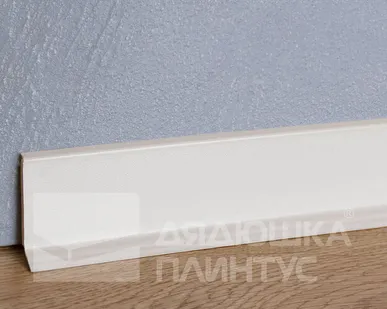 фото Doellken Плинтус ХДФ Doellken S60 60 мм х 2,575м 1248 Бело-серый