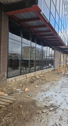 Фото №0 Панорамные окна из алюминия