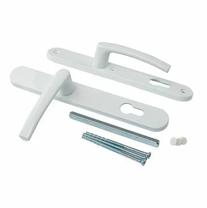 Фото №0 Гарнитур нажимной с подпружиниванием Mezut 35/92 (3 винта) белый RAL9016