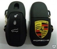 фото Чехол силиконовый PORSCHE черный