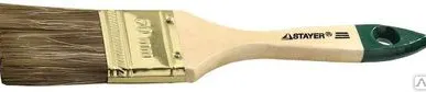 фото Кисть плоская STAYER LASUR-STANDARD, смеш. (натур. и искусств.) щетина 50