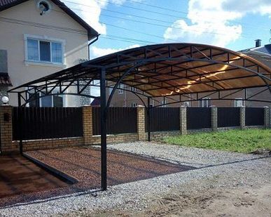 фото Теневые навесы для дачи