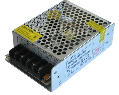 фото Блок питания для видеокамеры наблюдения 12V 3A металл
