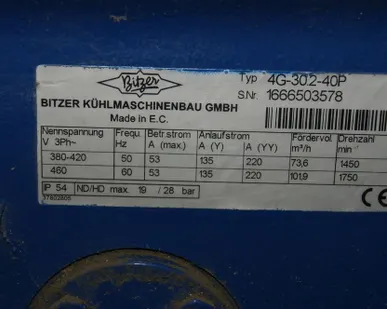 фото Компрессор холодильный Bitzer 6F - 40.2 - 40P