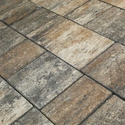 Фото №0 Плитка тротуарная Старый город Б.1.Ф.6см Листопад гладкий Песчаник