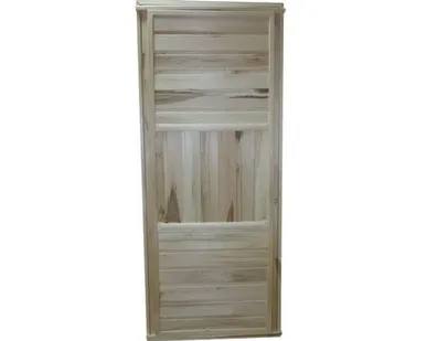 фото Дверь банная глухая сорт С 1800х700 Липа (ПогонажОпт) Новинка!!