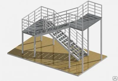 Фото №0 Лестница из металла