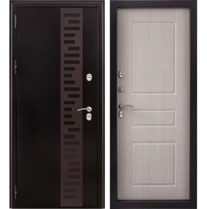 Фото №0 Входная дверь Термо Урал МП с декором беленый дуб