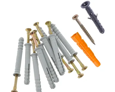 фото Дюбеля, дюбель-гвоздь, шуруп с дюбелем