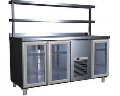 фото Холодильный стол Полюс BAR-480C оцинк. сталь