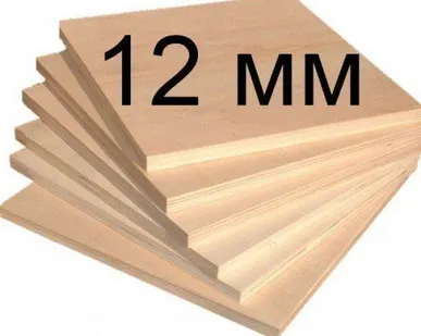 фото Фанера шлифованная ФК, сорт 2/4, 1,52 x 1,52, 12мм