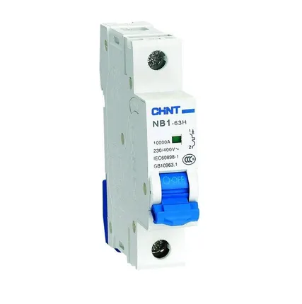 Фото №0 Выключатель автоматический модульный 1п D 16А 10кА NB1-63H (R) CHINT 179798