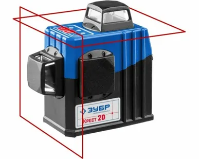 фото Лазерный нивелир (уровень) ЗУБР Крест-2D 34907 360 градусов