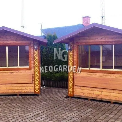 Фото №0 Киоск деревянный (торговый ларек), 2,5х2 м