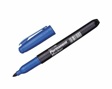 фото Маркер перманентный 3мм Синий