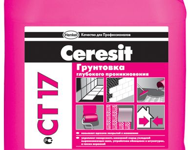 фото Грунтовка Церезит СТ 17 морозостойкая, 5л
