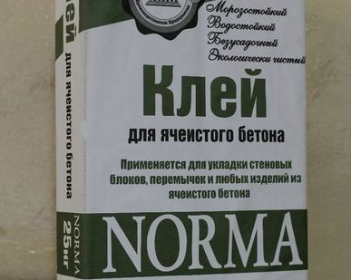 фото Клей для сибита (ячеистого бетона)