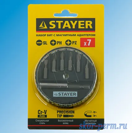Фото №0 Биты набор (7 предметов с магнитным адаптером)