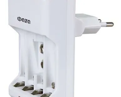 фото Устройство зарядное B-55A Ni-Cd/Ni-MH (4хAA/4хAAA/1х9В "Крона") индикатор зарядки складывающ. вилка ФАZА 2858696