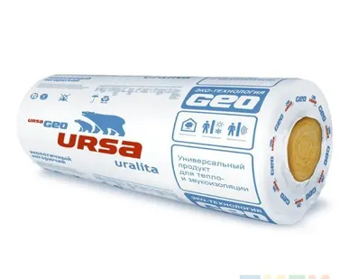 фото Минвата "Урса М-11-50" (9000*1200*50мм, 2шт.) 1,08 м3; 21,6 м2