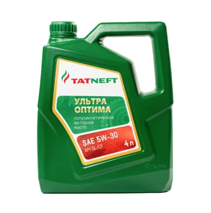 Фото №0 Масло моторное полусинтетическое Татнефть Ультра Оптима 5W-30 4 л 5W-30