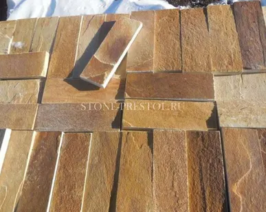 фото Златолит-пиленый, желтый-переходной