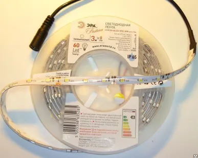 фото Лента светодиодная ЭРА LS3528-60LED-IP65-WW-eco-3m (50)