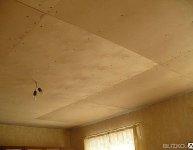 фото Отделка потолка бытовки фанерой 8мм
