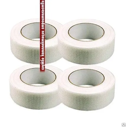 Фото №0 Сетка самоклеящаяся 42 мм х 45 м серпянка