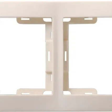 Фото №0 Рамка 2-м КВАРТА РГ-4-ККм горизонт. крем. ИЭК EMK20-K33-DM