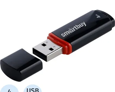 фото Флеш-память Smartbuy UFD 4GB Crown Black (SB4GBCRW-K)