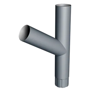 фото Тройник Ø90 Vortex Mix PE RAL 7024 мокрый асфальт