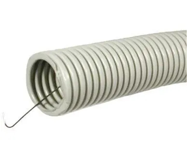 фото Труба ПВХ 20 мм гофрированная с зондом (100 м)