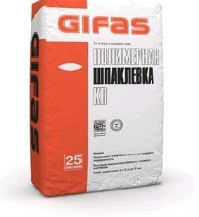 фото Финишная полимерная шпаклевка GIFAS KR