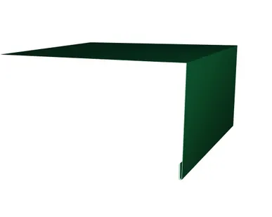 фото Планка околооконная простая 250х50 0,45 PE с пленкой RAL 6005 зеленый мох