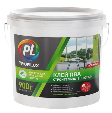 Фото №0 Profilux Клей ПВА СТРОИТЕЛЬНО-БЫТОВОЙ