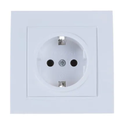 Фото №0 UNIVersal Розетка 1-м СП Бриллиант 16А IP20 с/з бел. 7947625 UNIVersal