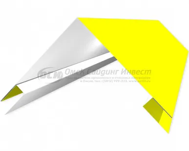 фото Угол сложный (сайдинг блок-хаус) RAL 1018 (Желтый)