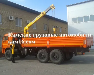 фото Камаз 43118 с манипулятором 5,5 тон