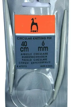 Фото №0 47213 Спицы вязальные циркулярные 6,00 мм, 40см