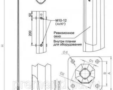 фото Опоры освещения ОГК-5