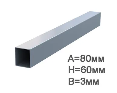 фото Профильная труба 80х60х3мм