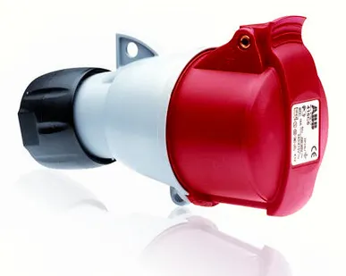 фото Розетка переносная силовая 16A, 3P+N+E, 380V, IP44 (CEW 416-C6) 2CMA102023R1000 ABB