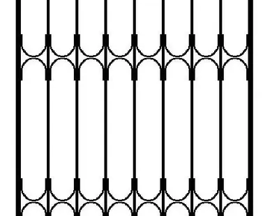 фото Решетка на окно Rp10