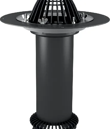 Фото №0 НЭ-Д1 125х340 - Надставной элемент с дренажным фланцем Д1