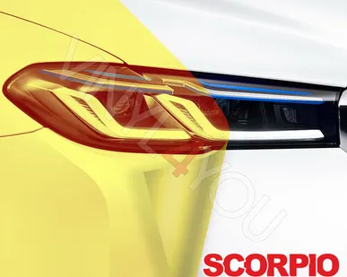фото Пленка для фар Scorpio Желтая
