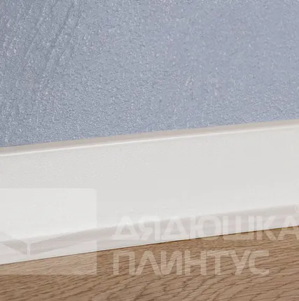 Фото №0 Doellken Плинтус ХДФ Doellken S60 60 мм х 2,575м 1248 Бело-серый