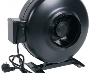 фото Канальный вентилятор Fengda GDF200 из оцинк. стали черный
